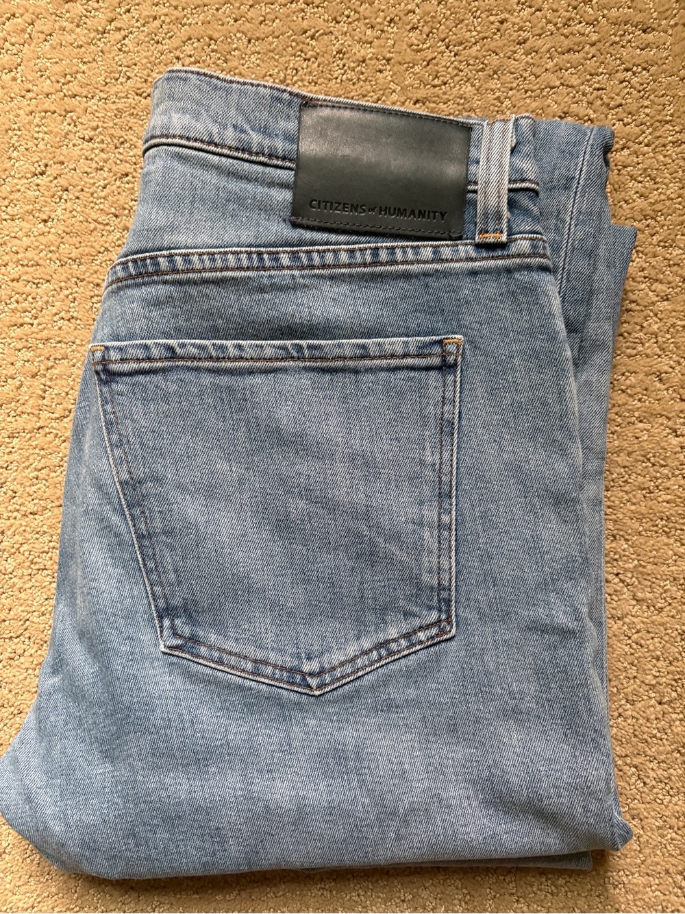 Citizens Of Humanity 31x32 Light Blue Straight Jeans